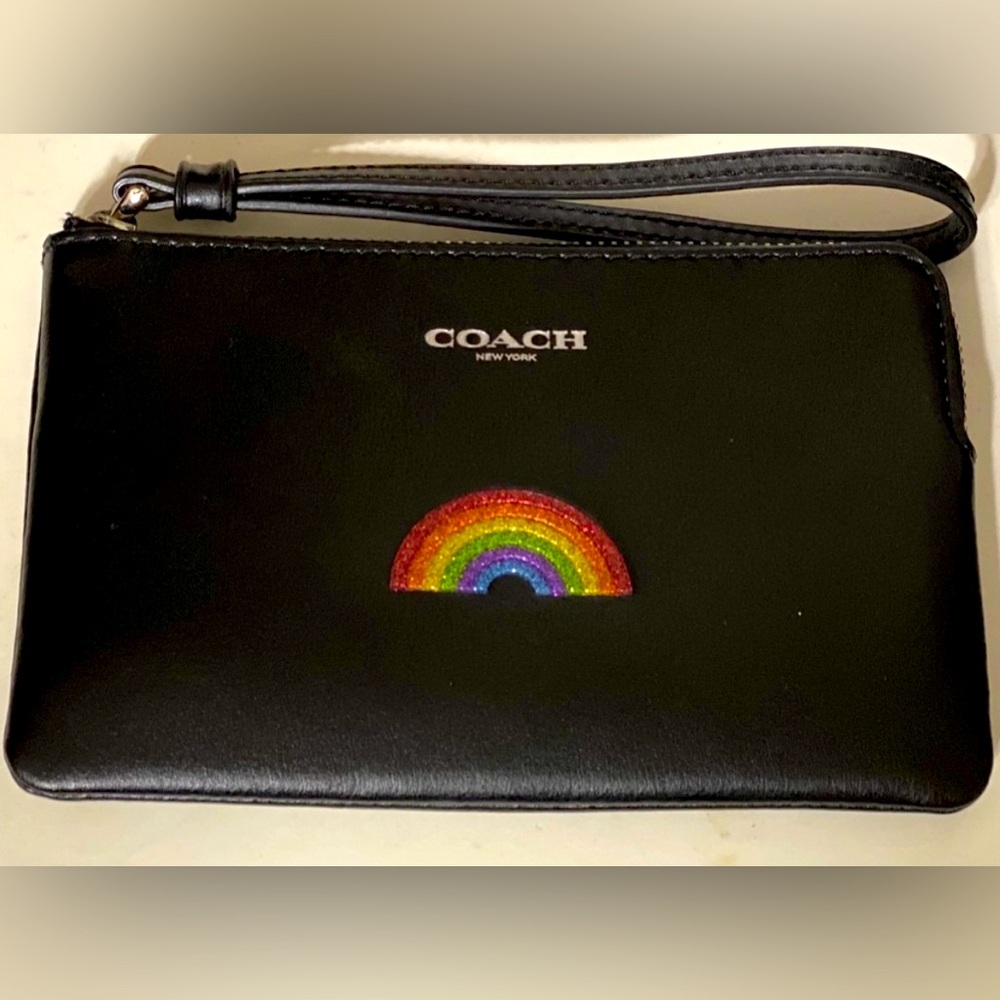 Coach black wristlet/wallet. NWOT